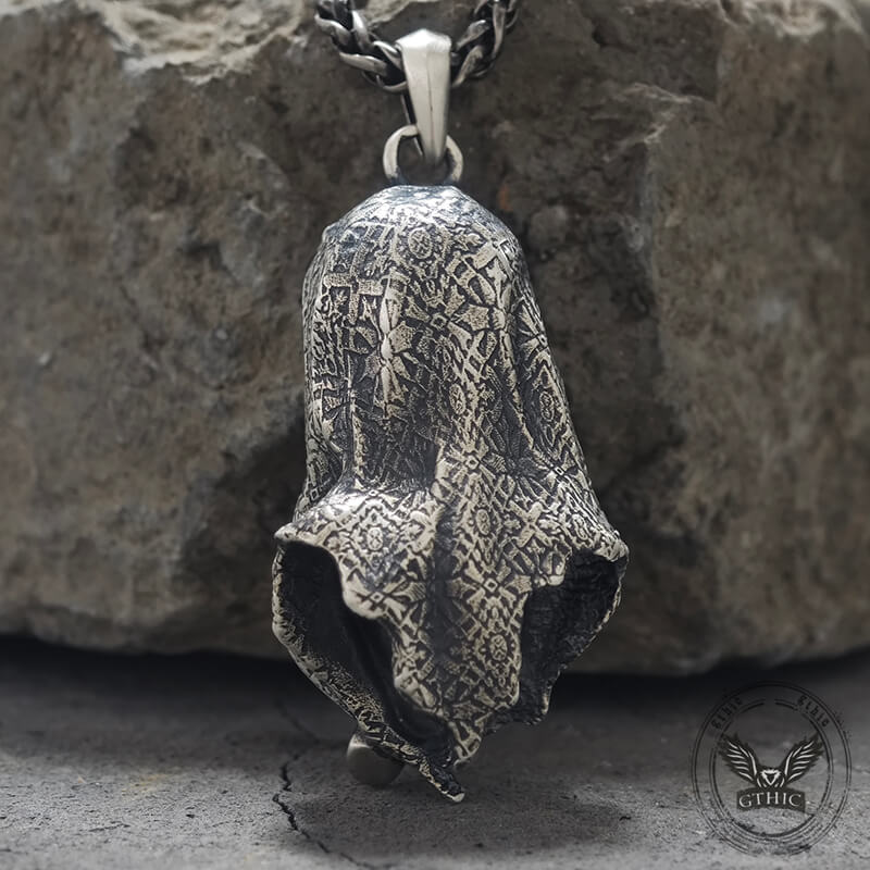 No Speak Sterling Silver Witch Pendant