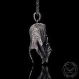 No Speak Sterling Silver Witch Pendant