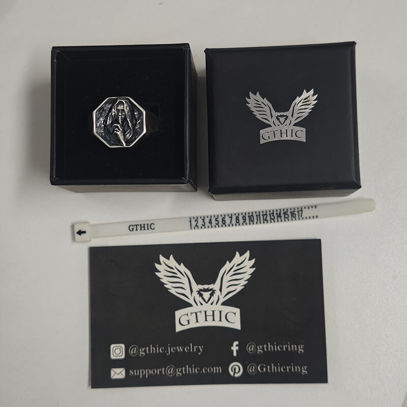 No Speak Sterling Silver Witch Ring