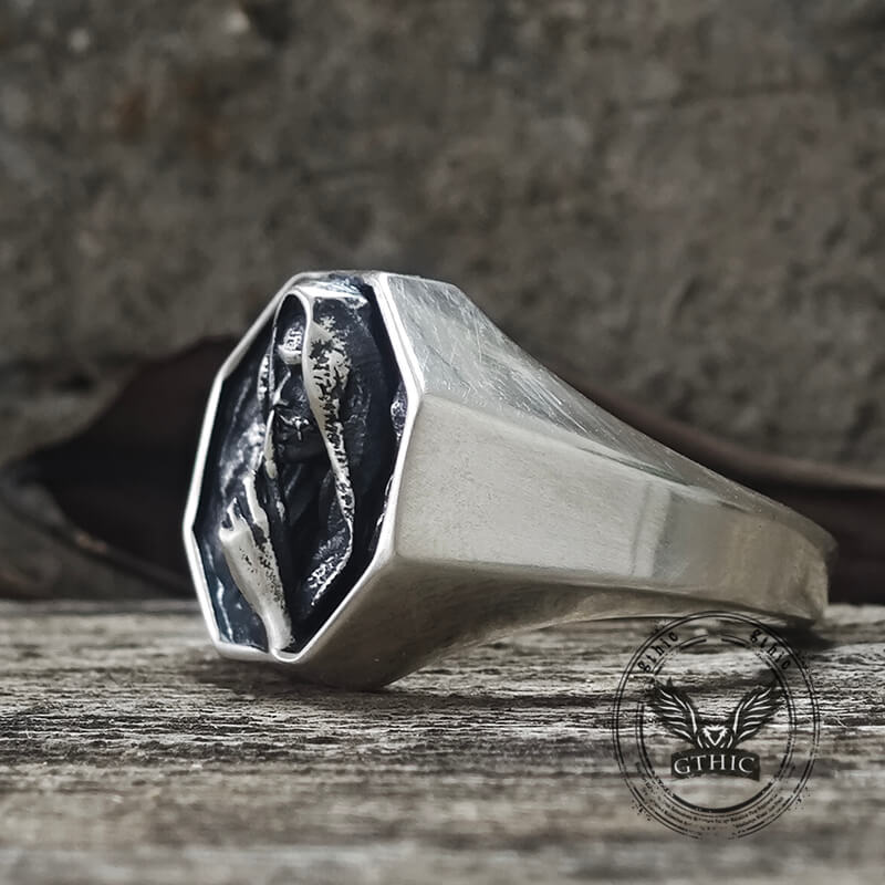 No Speak Sterling Silver Witch Ring