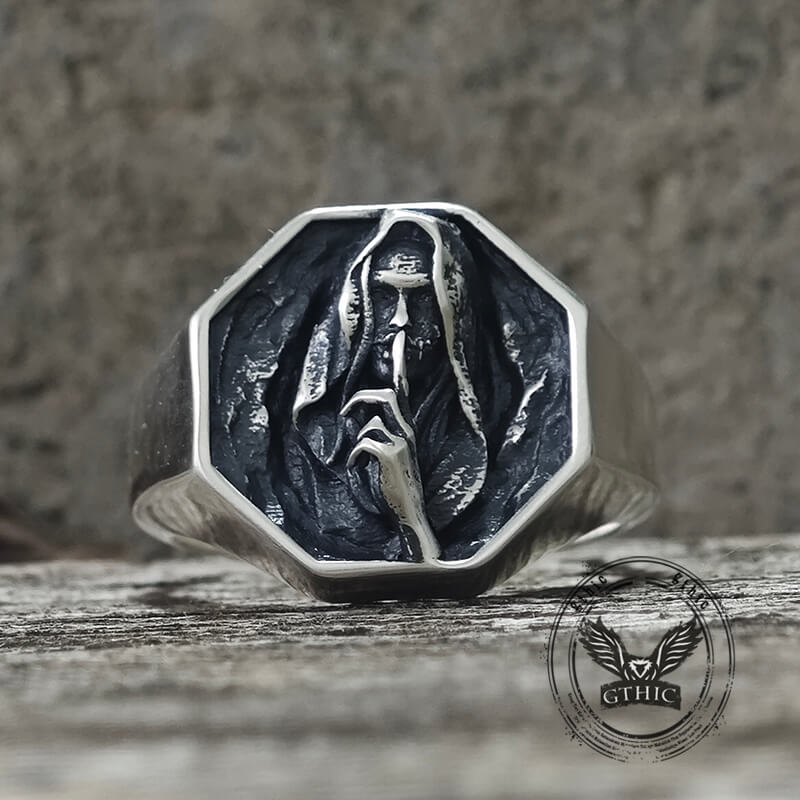 No Speak Sterling Silver Witch Ring