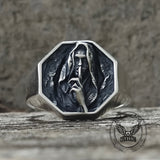 No Speak Sterling Silver Witch Ring