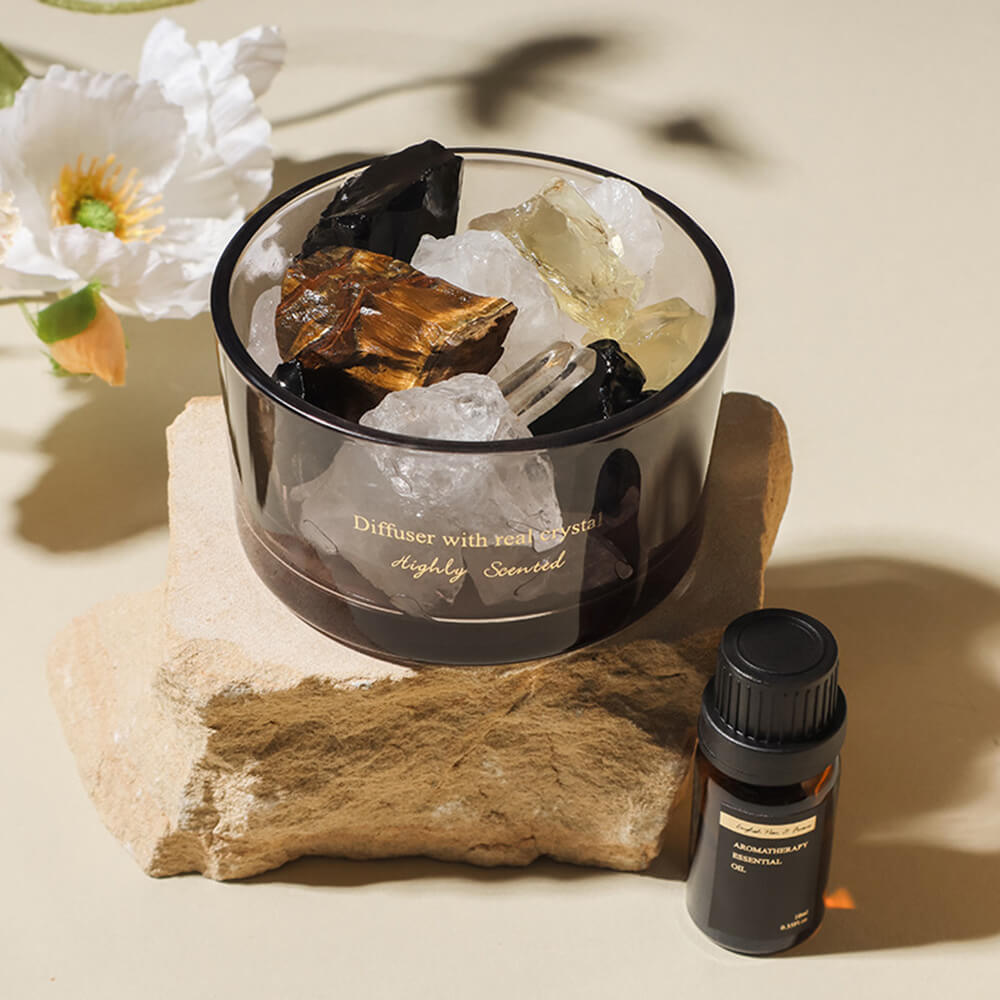 Nordic Crystal Diffuser Stone Essential Oil Aromatherapy Figurine