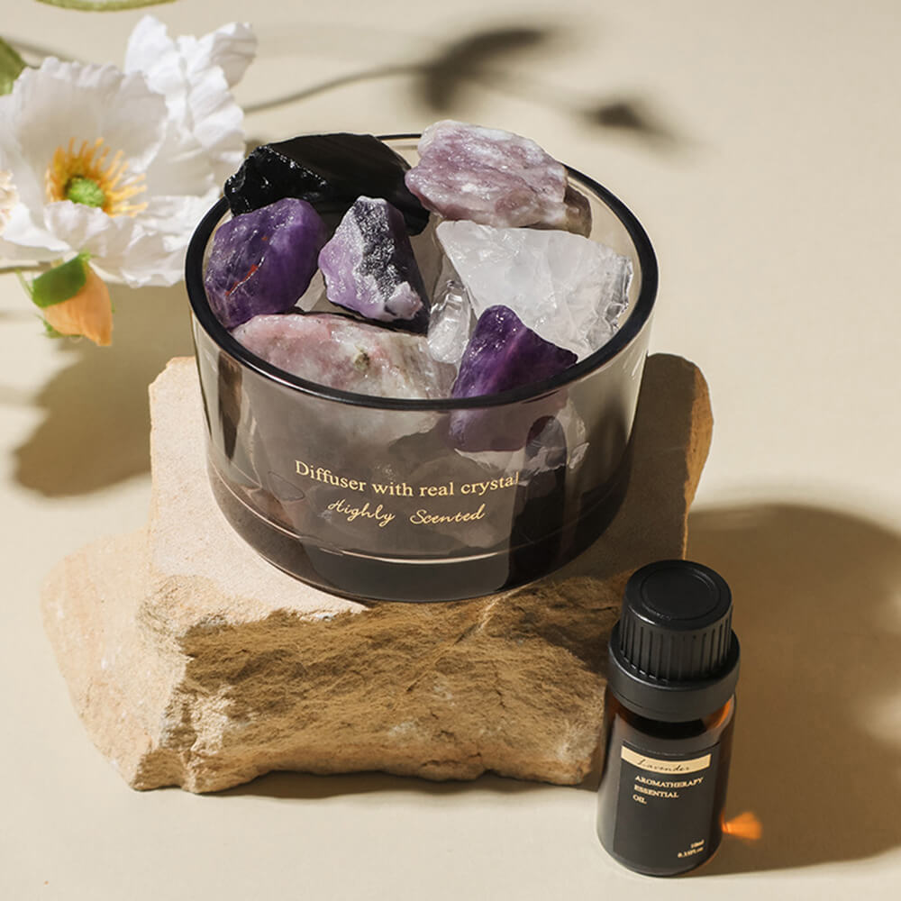 Nordic Crystal Diffuser Stone Essential Oil Aromatherapy Figurine