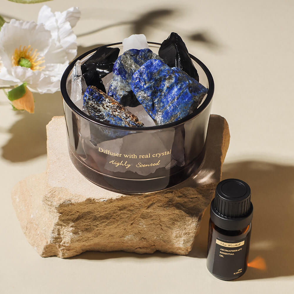 Nordic Crystal Diffuser Stone Essential Oil Aromatherapy Figurine