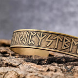 Nordic Rune Stainless Steel Viking Cuff Bracelet 03 | Gthic.com