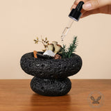 Nordic Simple Cement Aromatherapy Cup Crystal Stone Figurine | Gthic.com
