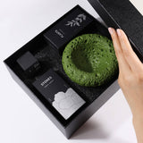 Nordic Simple Cement Aromatherapy Cup Crystal Stone Figurine