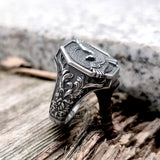 Norse Flying Eagle Stainless Steel Viking Ring | Gthic.com