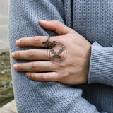 Octopus Arms Stainless Steel Ring 01 | Gthic.com