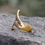 Octopus Arms Stainless Steel Ring