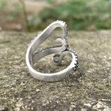 Octopus Arms Sterling Silver Ring | Gthic.com