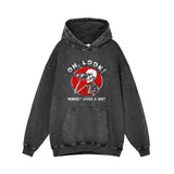 Oh Look Skeleton Vintage Washed Hoodie | Gthic.com