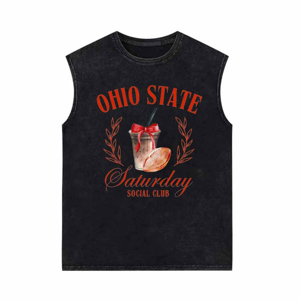 Ohio State Saturday Social Club Vest Top 01 | Gthic.com