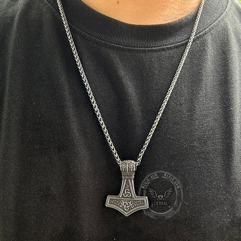 Oland Thor's Hammer Stainless Steel Pendant