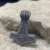 Oland Thor's Hammer Stainless Steel Pendant | Gthic.com