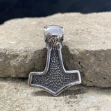 Oland Thor's Hammer Stainless Steel Pendant | Gthic.com