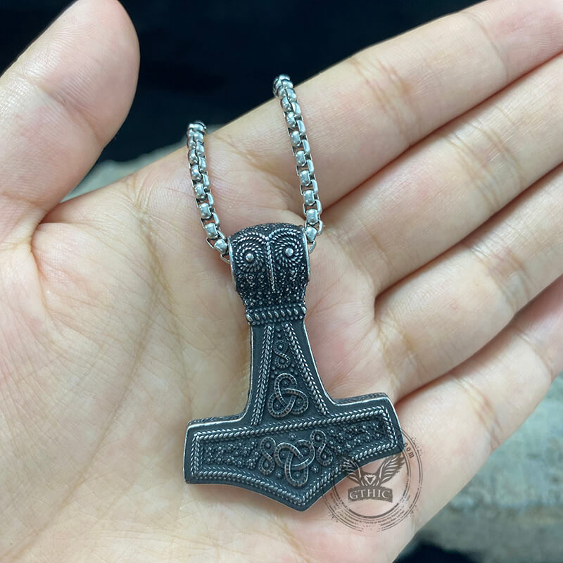 Oland Thor's Hammer Stainless Steel Pendant