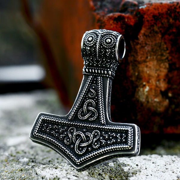 Stainless Steel Viking Hammer Necklace | Stainless Steel Thor Hammer  Necklace - Necklace - Aliexpress
