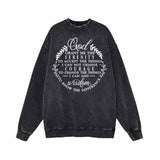 Olive branch God Grant Me The Serenity Vintage Washed Sweatshirt