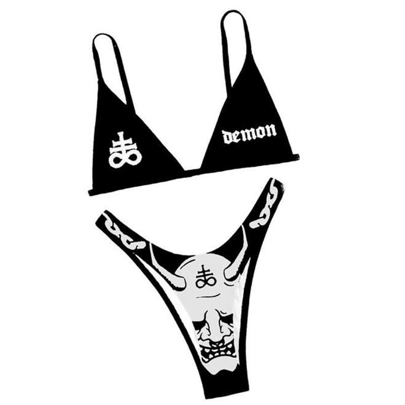 Oni Demon Leviathan Cross Women’s Bikini Set