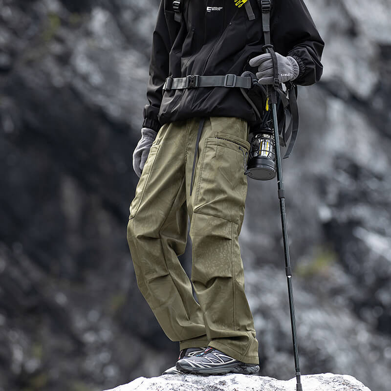 Outdoor Commuting Waterproof Straight Paratrooper Pants 02 | Gthic.com