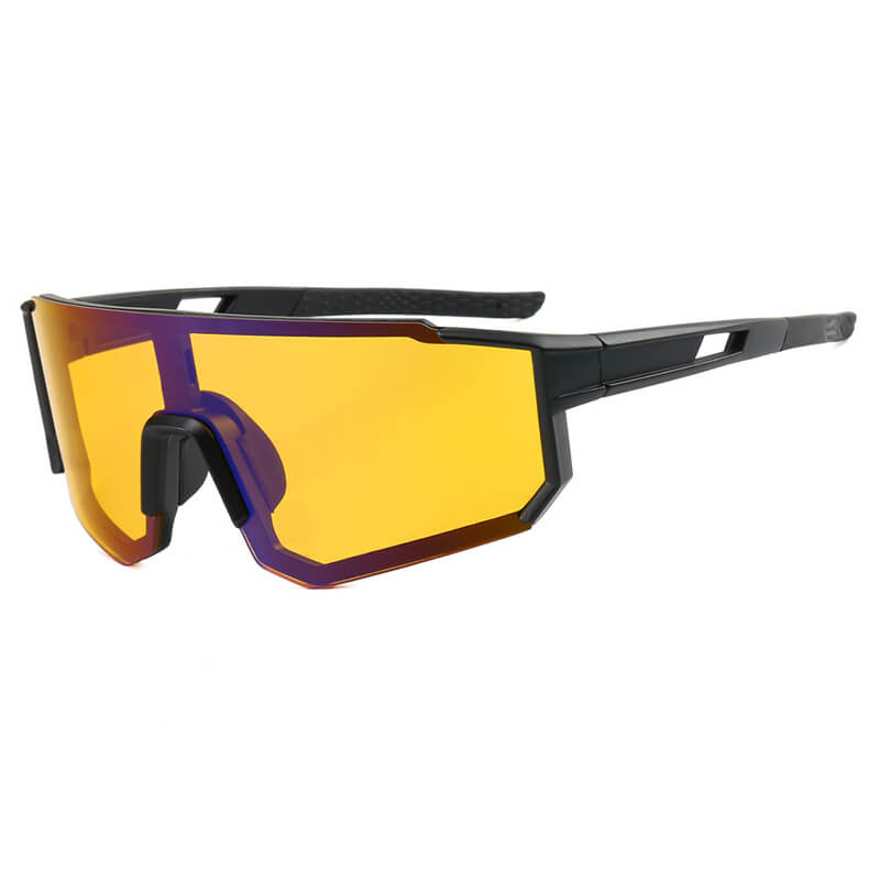 Outdoor Sports One-Piece Color-Changing PC Sunglasses