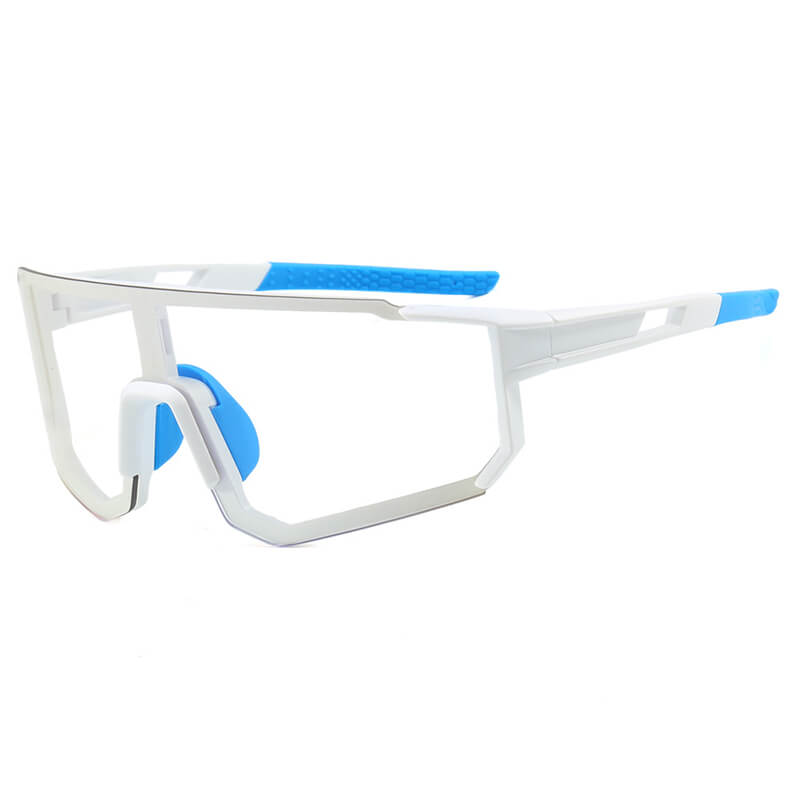 Outdoor Sports One-Piece Color-Changing PC Sunglasses