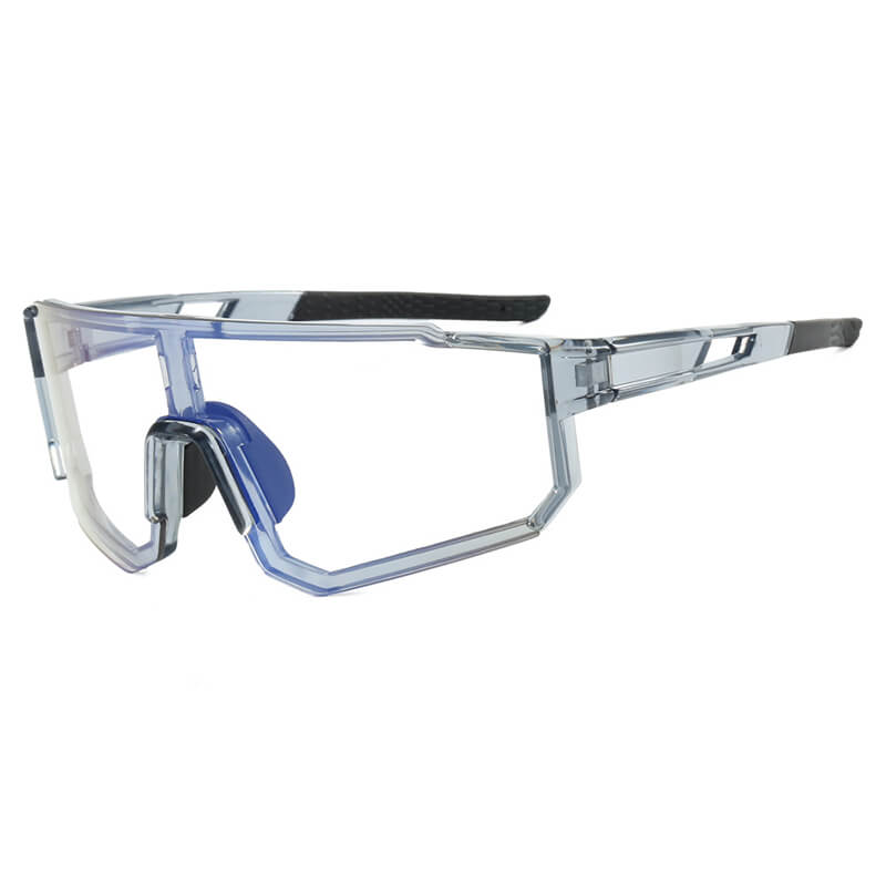 Outdoor Sports One-Piece Color-Changing PC Sunglasses