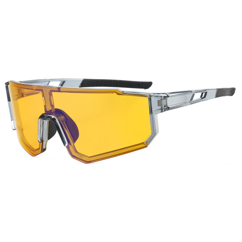 Outdoor Sports One-Piece Color-Changing PC Sunglasses