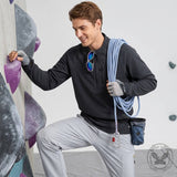 Outdoor Waffle-Knit Quick-Drying Half-Zip Sports Top | Gthic.com