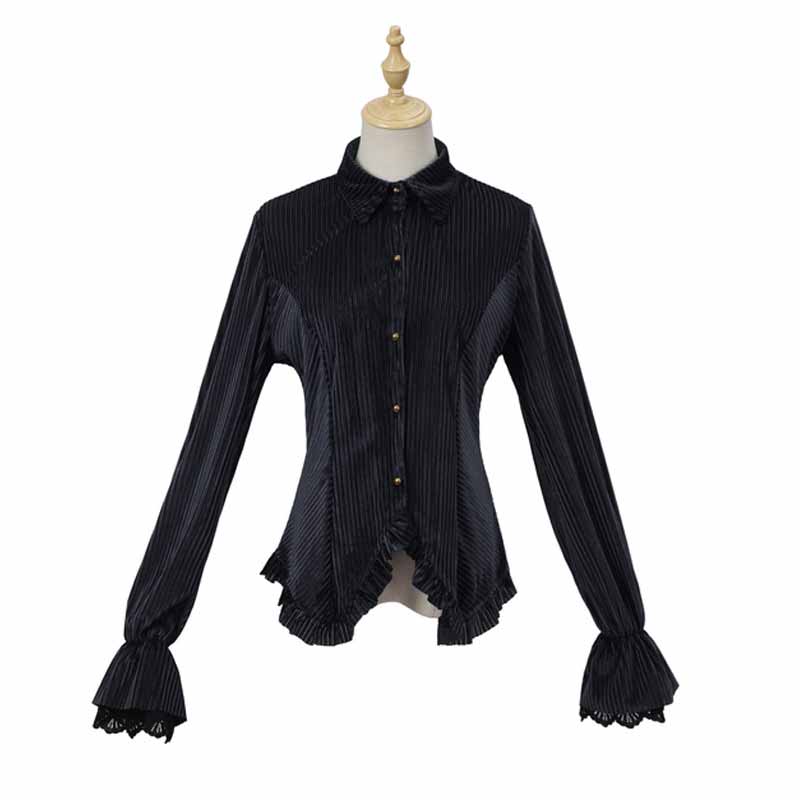 Palace Medieval Striped Long-Sleeved Lapel Shirt 02 | Gthic.com