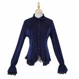 Palace Medieval Striped Long-Sleeved Lapel Shirt