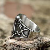 Paladin Shield Stainless Steel Ring