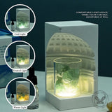 Pantheon Aromatherapy Essential Oil Crystal Night Light Figurine | Gthic.com