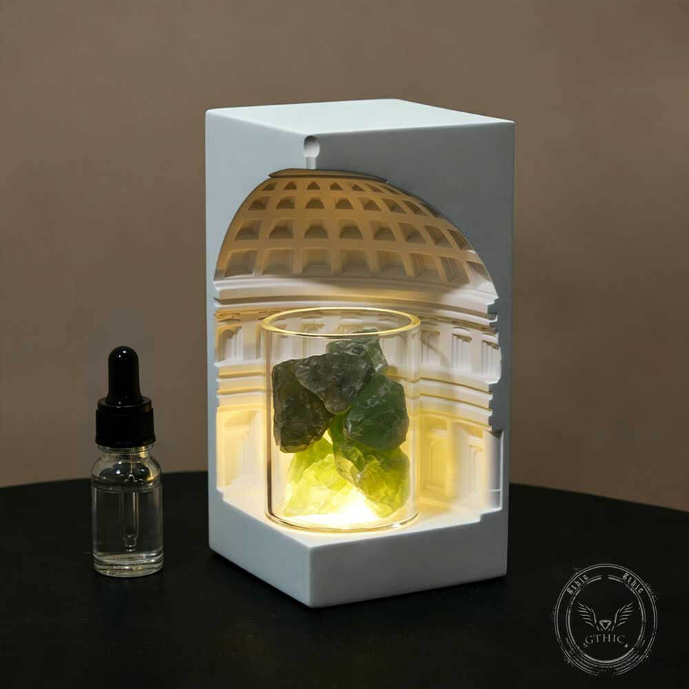 Pantheon Aromatherapy Essential Oil Crystal Night Light Figurine | Gthic.com