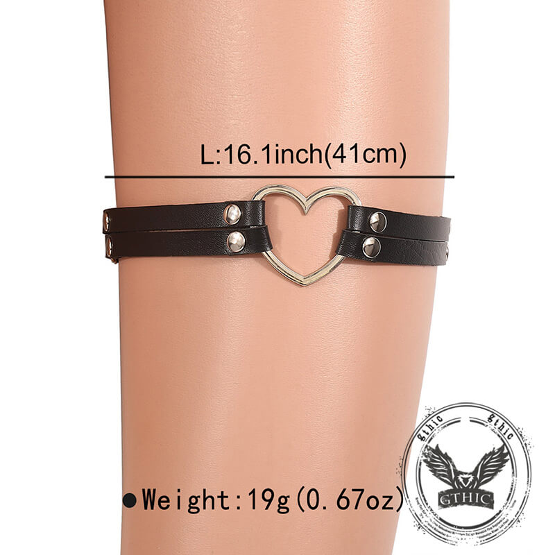 Personalized Lolita Love Chain Gothic Style Thigh Ring | Gthic.com