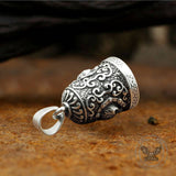 Personalized Skull Stainless Steel Lucky Bell Pendant