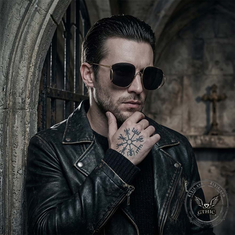 Personalized Versatile Double-Bridge PC Sunglasses | Gthic.com