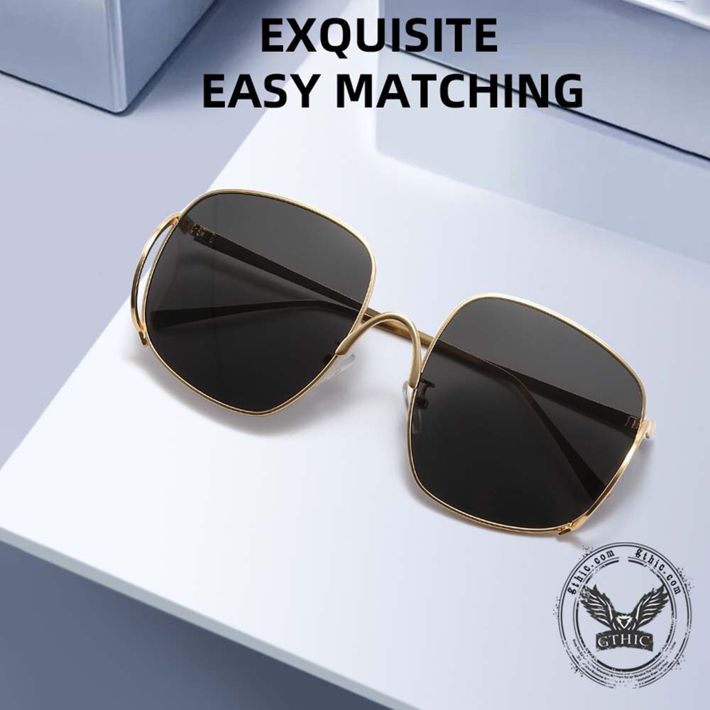 Personalized Versatile Double-Bridge PC Sunglasses