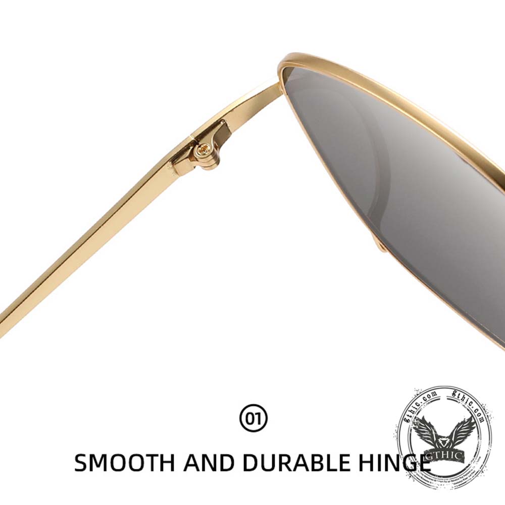 Personalized Versatile Double-Bridge PC Sunglasses