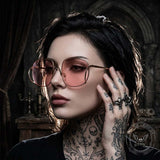 Personalized Versatile Double-Bridge PC Sunglasses | Gthic.com