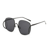 Personalized Versatile Double-Bridge PC Sunglasses
