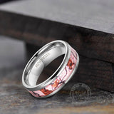 Pink Camo Titanium Wedding Ring | Gthic.com