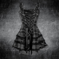 Black Rose Gothic Dress  Black Rose Gothic Corset Dark Goth Alt