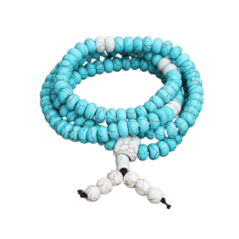 Prayer Beads Turquoise Necklace