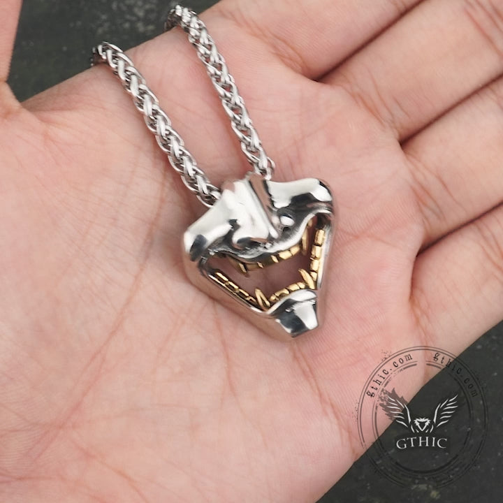 Kobe Japan Fangs Ghost Stainless Steel Pendant