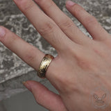 Floral Design Stainless Steel Ring