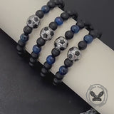 Bracciale Teschio Wisdom in Acciaio Inossidabile