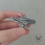 Dragon Head Sterling Silver Animal Ring